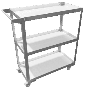 Carro De Servicio 3 Niveles Con Freno