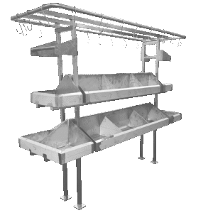 Exhibidor De Frutas Con Porta Rollo